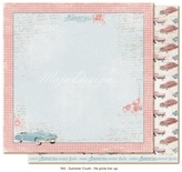 Двусторонний лист бумаги для скрапбукинга от Maja Design - Summer Crush - He picks her up, 30x30 см