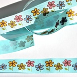 Лента Eyelet Outlet - Fall Flower Ribbon, ширина 18 мм, длина 90 см