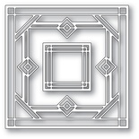 Нож для вырубки от Poppystamps - Deco Victor Square