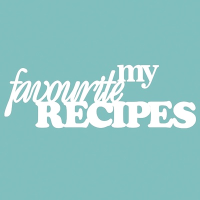 Чипборд от Вензелик - my favourite recipes, размер: 100*33 мм