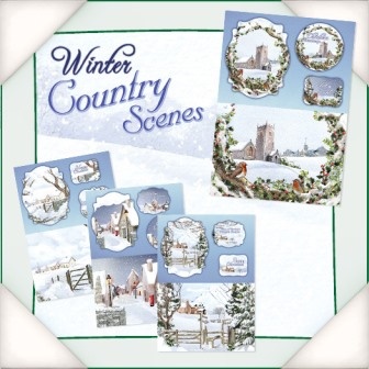Заготовки для открытки от Flower Soft - Winter Country Scenes