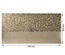 Отрез кожзама с тиснением  золотой фольгой Golden Butterflies Beige 50 х 25 см, ТМ Фабрика Декора