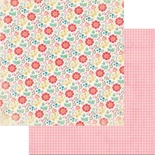 Лист скрапбумаги My Mind's Eye - Cute Garden, 30х30 см, двусторонняя
