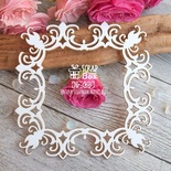 Чипборд ScrapBox - флористическая рамка Hr-066