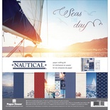 Набор скрапбумаги от Paper House - Paper Crafting Kit - Nautical, 30 x 30 см