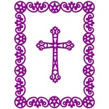 Лезвие Crafty Ann - Frame with Cross
