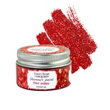 Краска с глиттером Shimmer paint, цвет Красный мак, ТМ Фабрика Декора