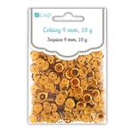 Пайетки круглые 9 мм, 10 г, цвет медный, TM dpCraft (Dalprint)