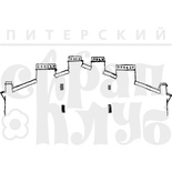 Акриловые штампы дизайна Елены Виноградовой "Скатная крыша"