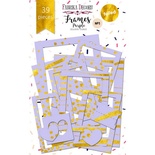 Набор рамок с фольгированием №1 Purple 39шт, ТМ Фабрика Декору