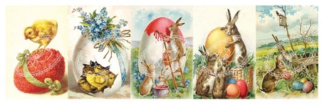 Лист с картинками от Galeria Papieru - Wielkanoc 1, 30,5х10см