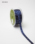 Лента  Grosgrain Ribbon Anchors & Stars, морская: якори и звездочки, ширина 0,9 см, 90 см