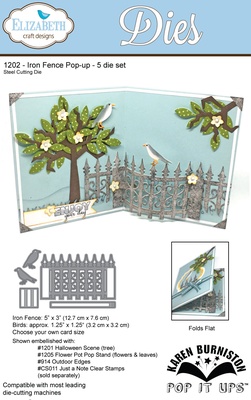 Ножи от Elizabeth Craft Designs - Iron Fence Pop-Up