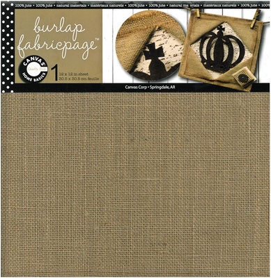 Отрез ткани-мешковины - Canvas Corp - Fabricpage - Burlap, 30х30 см