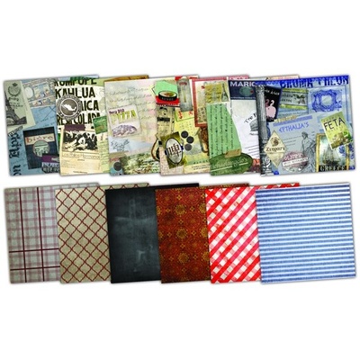 Набор бумаги 7Gypsies - Epicurean - Paper Pack, 15х15 см, 24 листа, двусторонняя