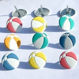 Набор брадсов Eyelet Outlet - Beach Ball Brads, 12 штук
