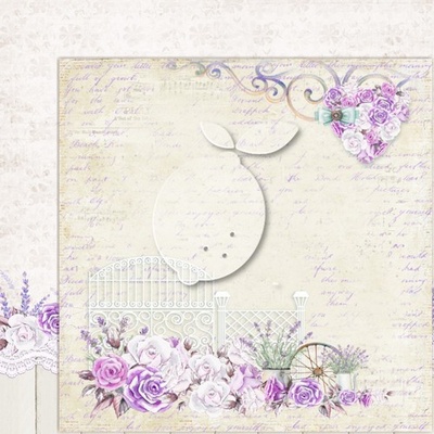 Набор скрапбумаги LemonCraft -  My sweet Provence, 30.5х30.5 см, двусторонняя