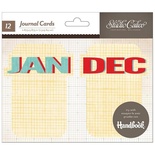 Карточки для журналинга Studio Calico - Snippets Journal Cards - Months