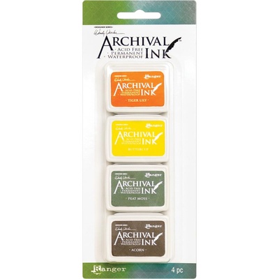 Набор архивных чернил Ranger - Wendy Vecchi - Mini Archival Ink Pads - Kit 5