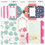 Лист двусторонней бумаги от Scrapmir - Конверты - Summer, 20x20 см