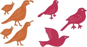 Лезвие Birds of Earth and Sky от Cheery Lynn Designs