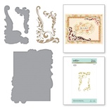 Пластины для фольгирования от Spellbinders - Gilded Leaves Shaped Panel Glimmer Hot Foil Plate The Gilded Age by Becca Feeken