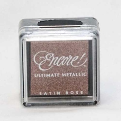 Чернила Tsukineko Encore Ultimate Metallic Small Ink Pad - Satin Rose