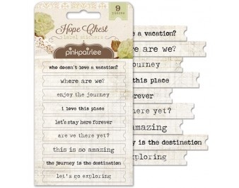 Наклейки от Pink Paislee - Hope Chest - Label Stickers
