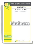 Нож от Birch Press Design - Kindness sugar script