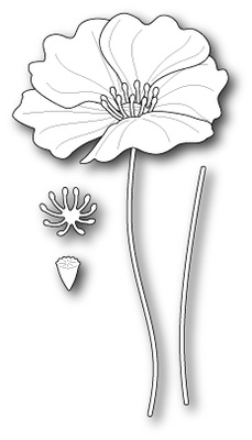Нож для вырубки от Poppystamps - Large Iceland Poppy