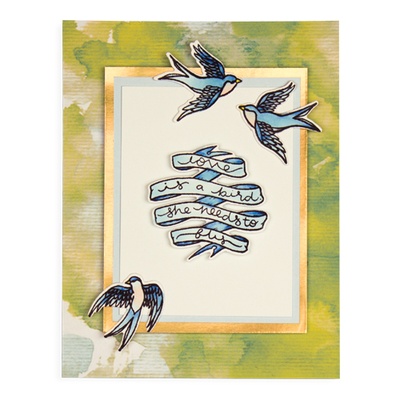 Набор ножей со штампами от Spellbinders – Swallow - Ласточка