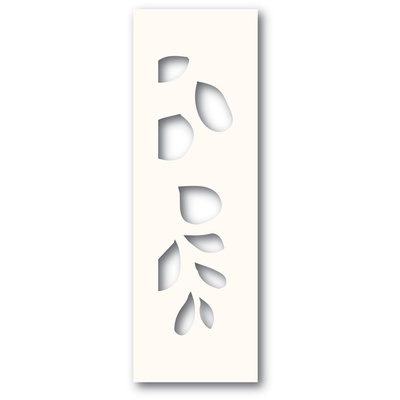 Набор из ножа для вырубки и трафарета от Poppystamps - Mistletoe Side Strips and Stencil