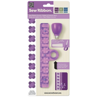 Инструмент от We R Memory Keepers - Sew Ribbon Punch & Stencil - Flower