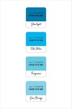Набор чернил от Altenew - Deep Blue Seas Mini Cube Set