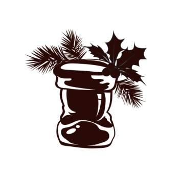 Акриловый штамп Christmas Stamp SR014, размер 3,4 * 3,3 см