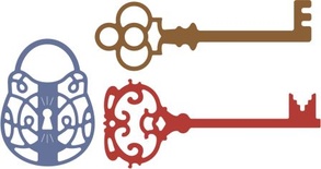Лезвие Lock and Keys от Cheery Lynn Designs