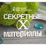 Чипборд ScrapBox - Надпись Секретные материалы Hy-033
