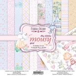 Набор скрапбумаги My little mousy girl 30,5x30,5 см 10 листов, ТМ Фабрика Декору