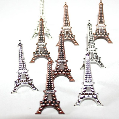 Набор брадсов Eyelet Outlet - Eiffel Tower Brads, 12 штук