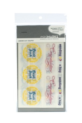 Натирки - American Crafts - Sentiment Phrs Color