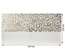 Отрез кожзама с тиснением  золотой фольгой Golden Butterflies White 50 х 25 см, ТМ Фабрика Декора