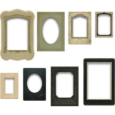 Набор рамочек Tim Holtz - Idea-Ology Baseboard Frames, 8 штук, рамки