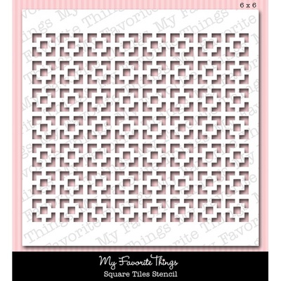 Маска My Favorite Things - Stencil MPD Square Tiles, 15х15 см.
