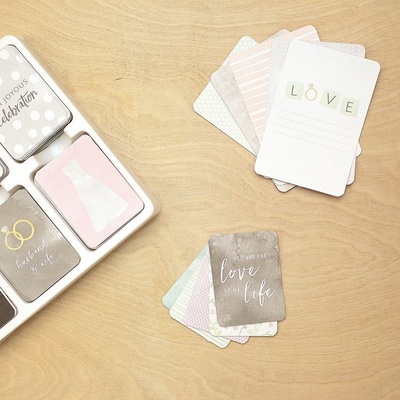 Набор карточек Project Life by Becky Higgins - Core Kit - Modern Wedding, 616 штук
