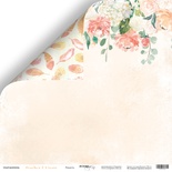 Лист двусторонней бумаги от Scrapmir - Радость - Peaches & Cream, 30x30см