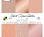 Набор кардстока DCWV Solid Rose Golds, 15х15 см, 18 листов, розовое золото, разные текстуры