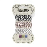 Набор шнурочков от We R Memory Keepers -Sew Easy Fancy Floss Bakers Twine - Neutrals, 3 шт.