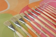 Кисть щетина плоская №4 от Hobby&You