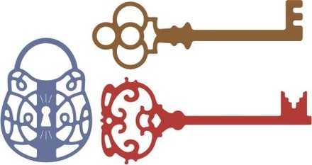 Лезвие Lock and Keys от Cheery Lynn Designs