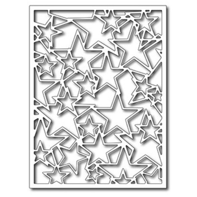 Лезвие Frantic Stamper Precision Die - Star Card Panel 